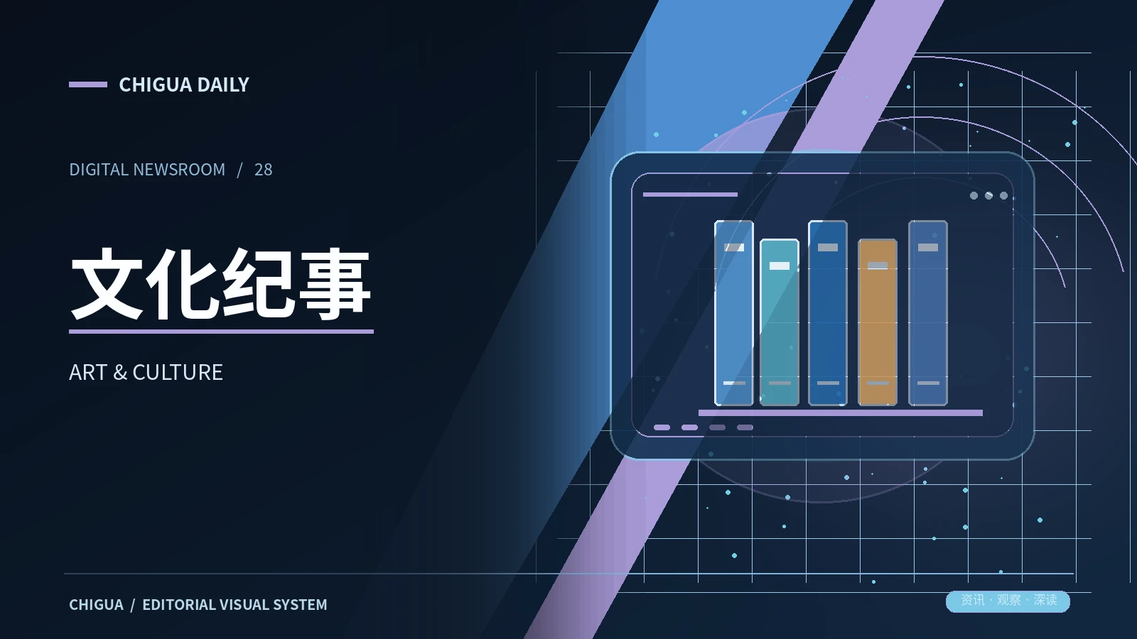 文化纪事栏目视觉