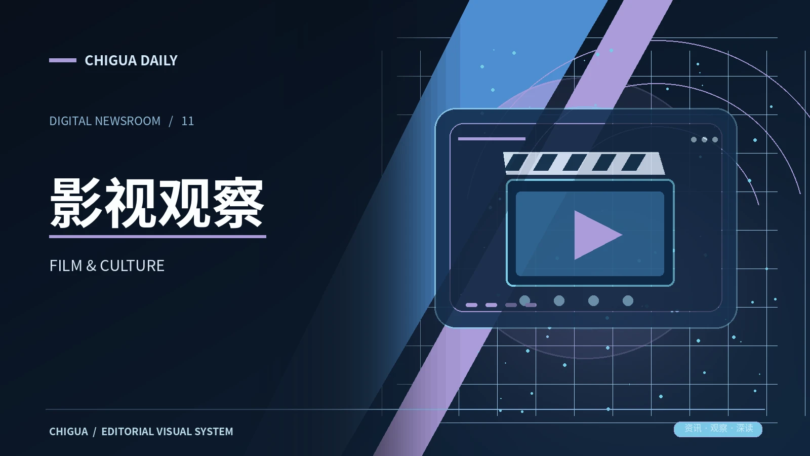 视频文化栏目视觉